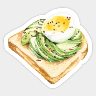 Avocado Toast Sticker